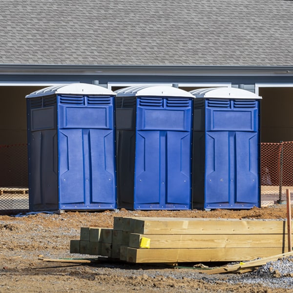 how do you ensure the porta potties are secure and safe from vandalism during an event in McRoberts